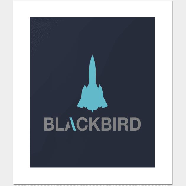 SR-71 Blackbird Wall Art by Tailgunnerstudios